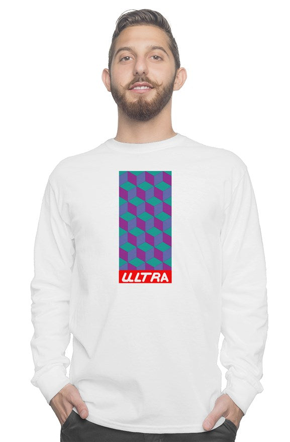 3d cubes long sleeve